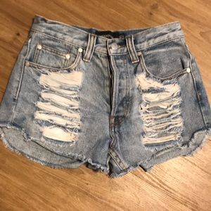 Super cute Mink Pink denim cut offs